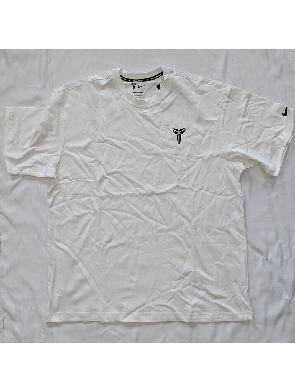 Nike Kobe Mamba Mentality Logo T-Shirt White Men's M NWT - Picture 2 of 9